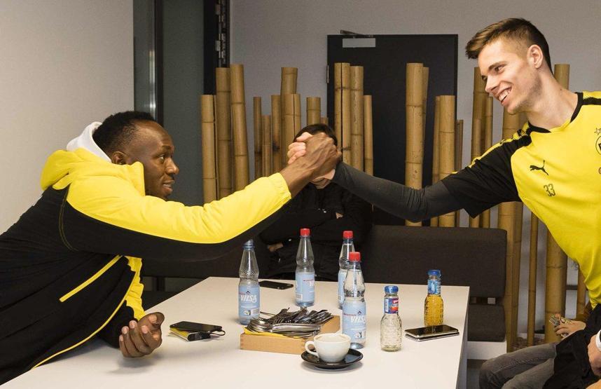 Usain Bolt Dortmundla antrenmana çıktı