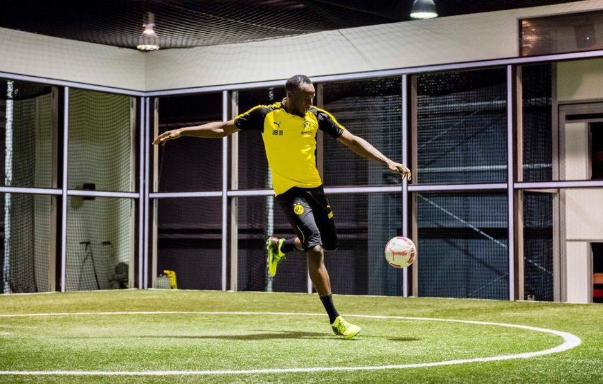 Usain Bolt Dortmundla antrenmana çıktı