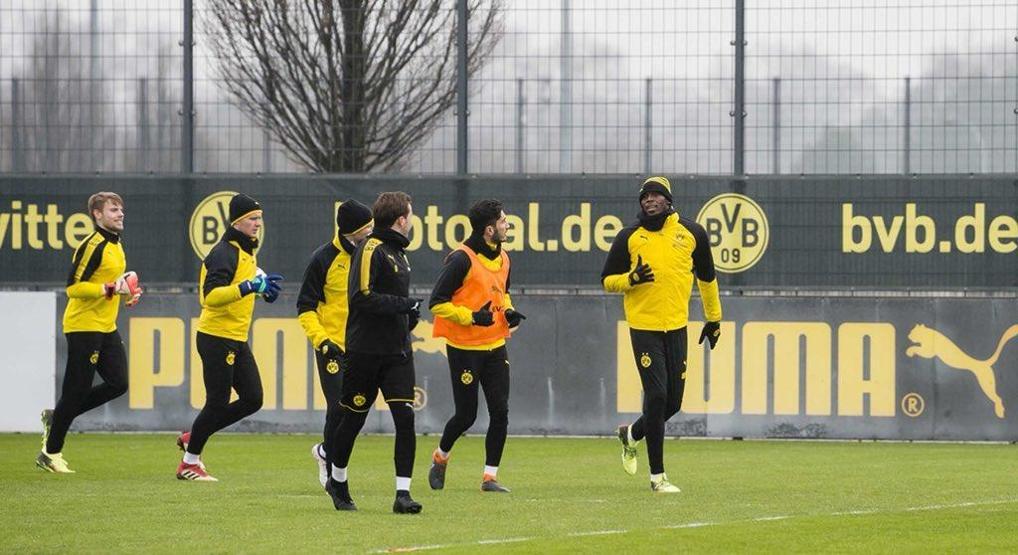 Usain Bolt Dortmundla antrenmana çıktı