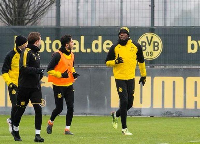 Usain Bolt Dortmundla antrenmana çıktı