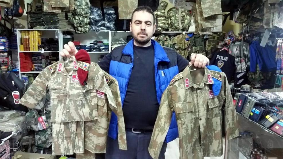 Çocuk kamuflajı satışları Afrinle birlikte patladı