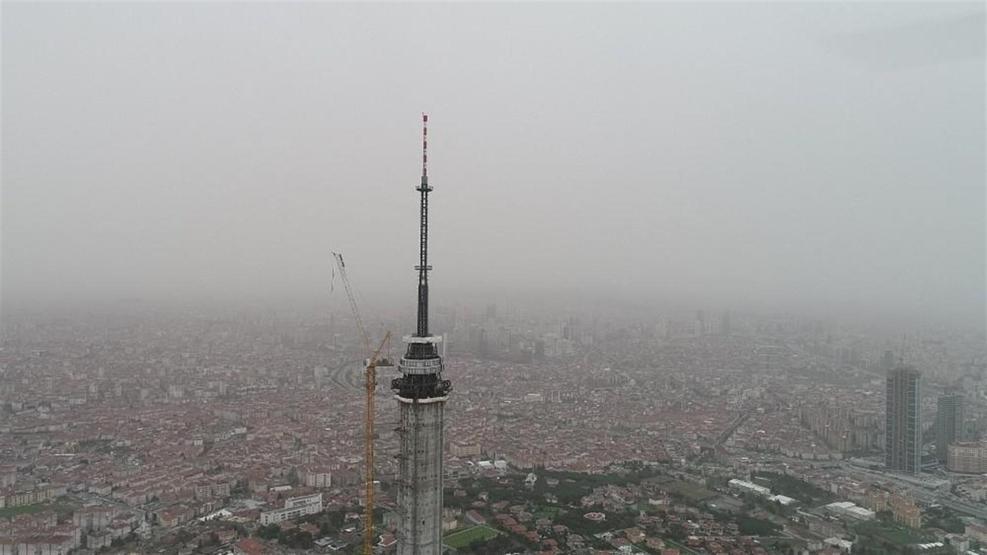 Çamlıca Kulesinde sona yaklaşılıyor: 365 metre olacak