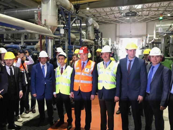 İstanbuldaki elektrik üretim santrali havadan görüntülendi