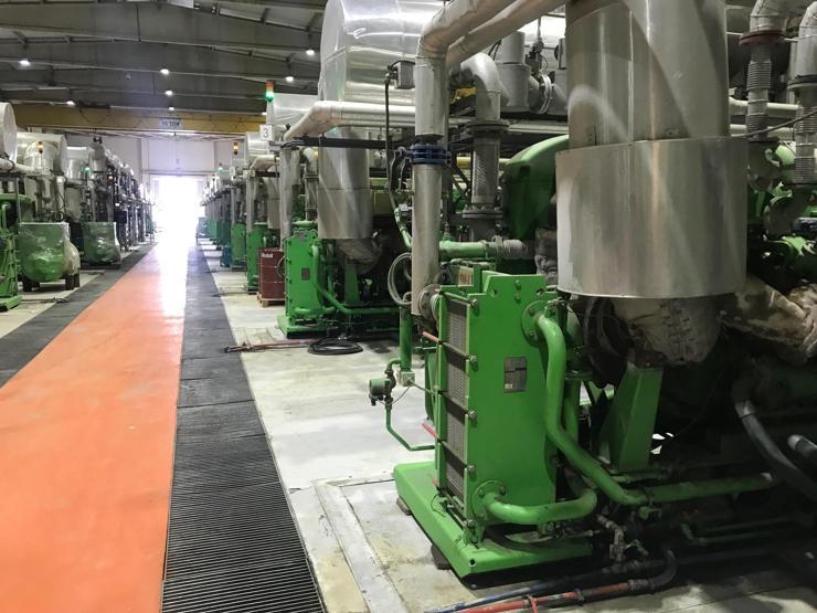 İstanbuldaki elektrik üretim santrali havadan görüntülendi