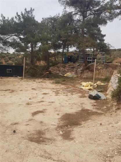 Afrin’de teröristlerce kullanılan bir barınma yeri daha tespit edildi