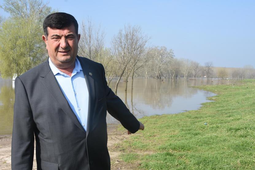 Edirneyi yağmur vurdu: Binlerce dönüm ekili arazi sular altında
