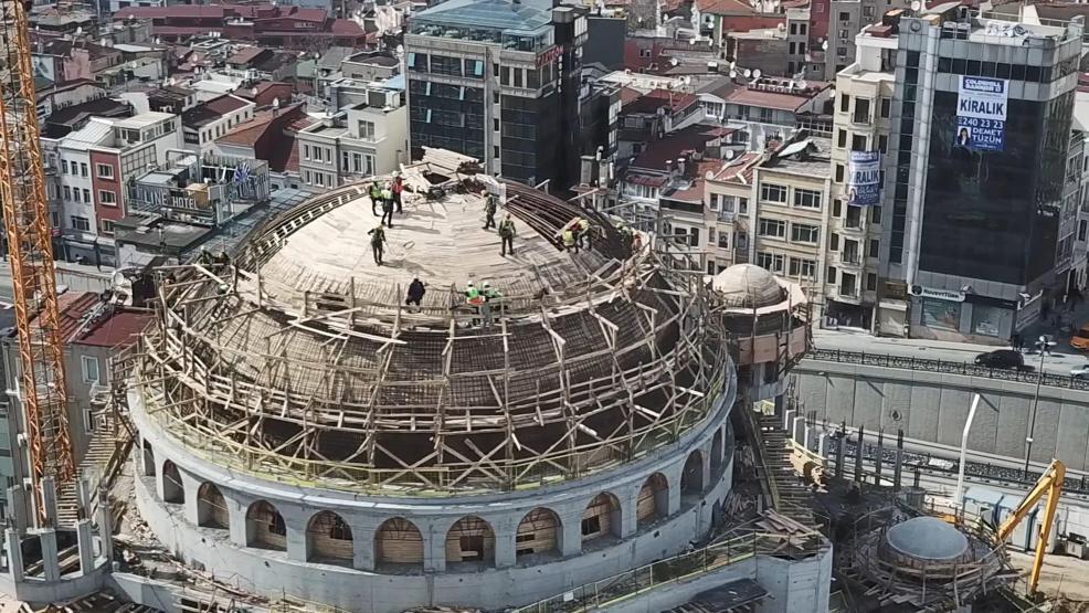 Taksim Camisinde son durum