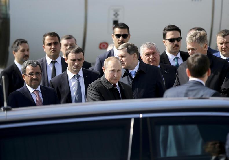 Putinin Türkiye ziyaretinden ilk kareler