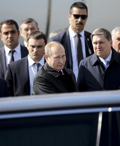 Putinin Türkiye ziyaretinden ilk kareler