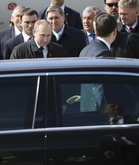 Putinin Türkiye ziyaretinden ilk kareler