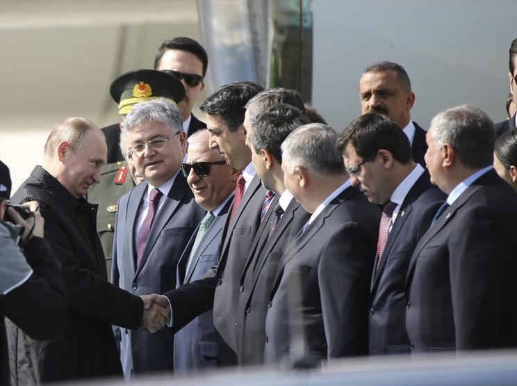 Putinin Türkiye ziyaretinden ilk kareler