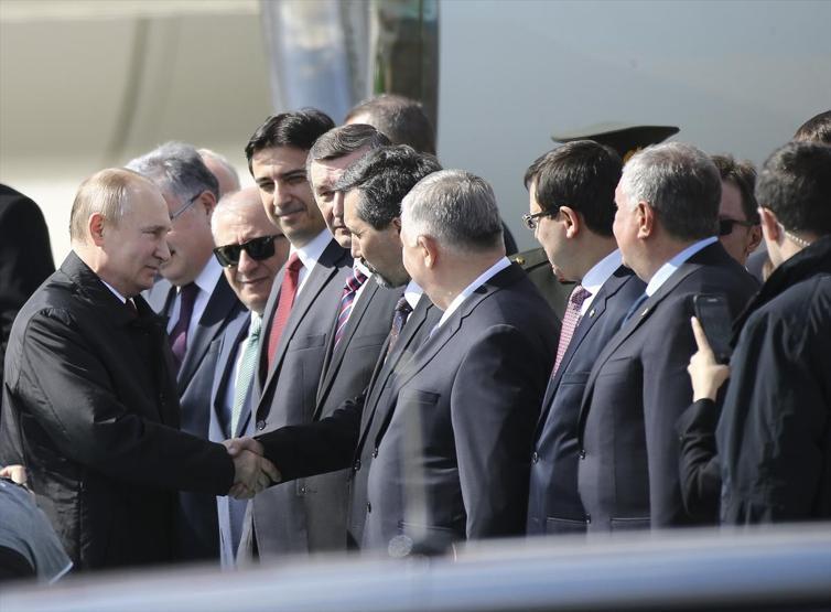 Putinin Türkiye ziyaretinden ilk kareler