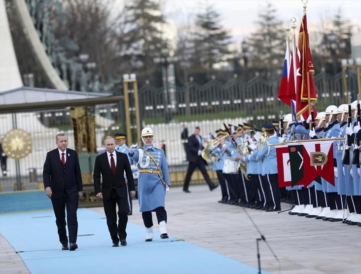 Putinin Türkiye ziyaretinden ilk kareler