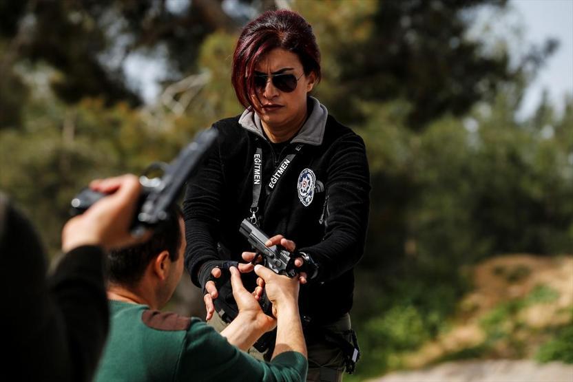 Antalya emniyetinin Lara Croftu