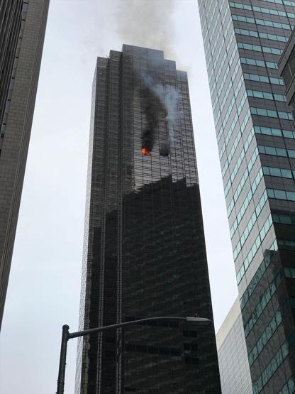 New Yorktaki Trump Towerın 50. katında yangın