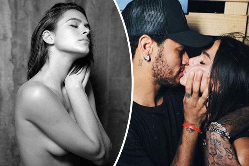 Neymar ile Marquezine öpüşürken görüntülendi