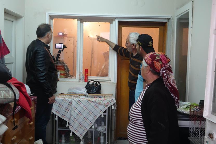 Tatil beldesindeki evleri istila ettiler