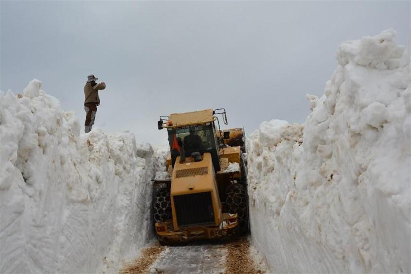 Karadenizde Nisan ortasında 5 metre kar