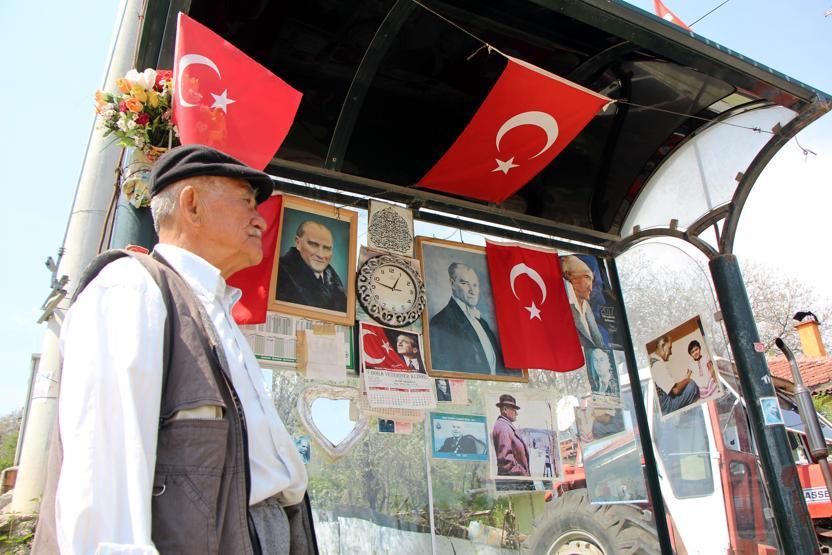 Evinin yanındaki durağı bu hale getirdi