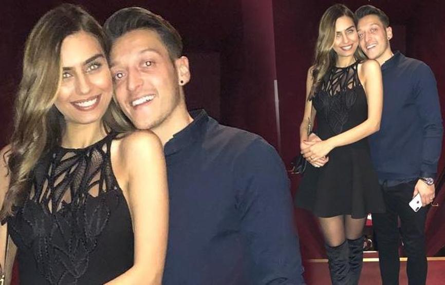 Mesut Özilden Amineye özel parti