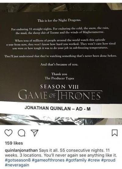Game of Thronesun finaliyle ilgili büyük gelişme: 55 gündür bu sahne çekiliyor
