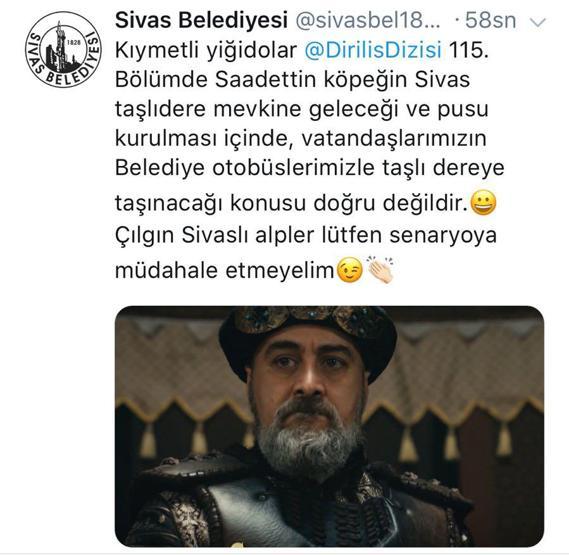 Diriliş Ertuğrulun 115. bölümünden etkilenen Sivaslılar, Köpek’e pusu kurmak için Belediyeden otobüs istedi