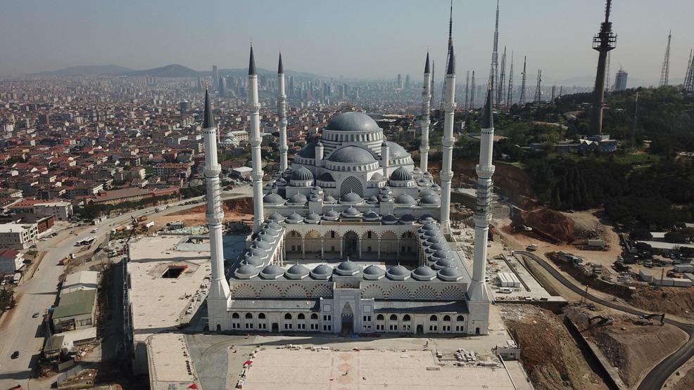 Çamlıca Caminin açılışına günler kaldı