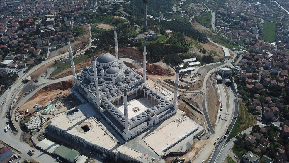 Çamlıca Caminin açılışına günler kaldı