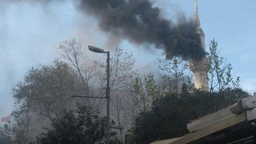 Son dakika... Teşvikiye Camiinde yangın