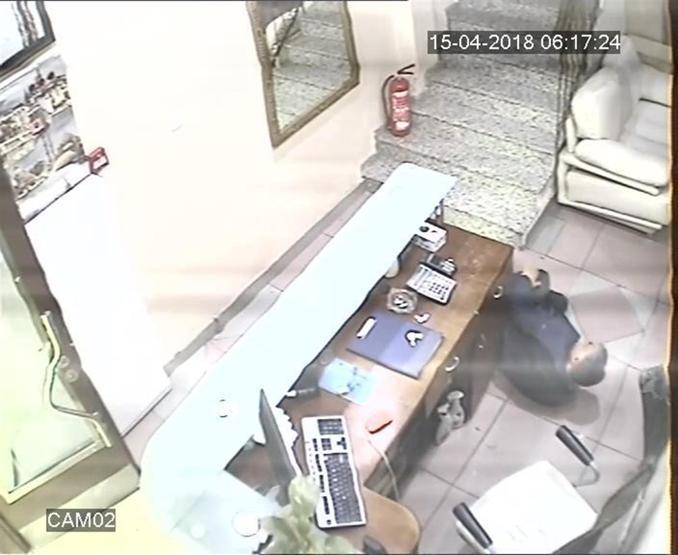 Oteli basıp lobide böyle kurşunladılar