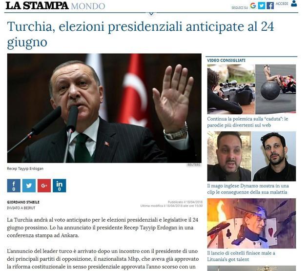 Son dakika: Erken seçim kararı yabancı basında
