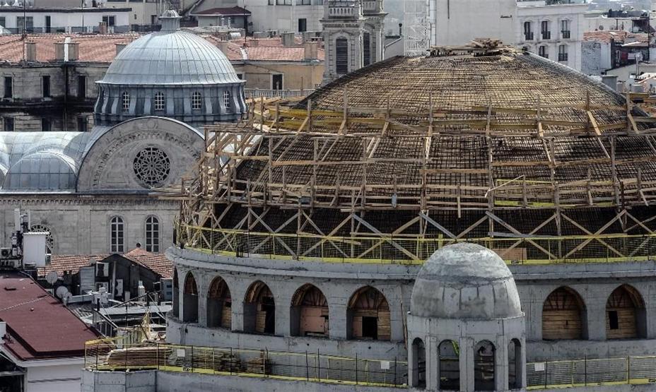 Ramazanda açılması planlanıyor: İşte Taksim Camii inşaatında son durum