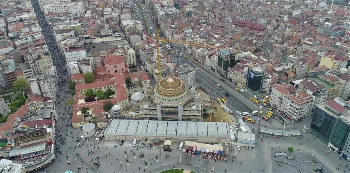 Ramazanda açılması planlanıyor: İşte Taksim Camii inşaatında son durum