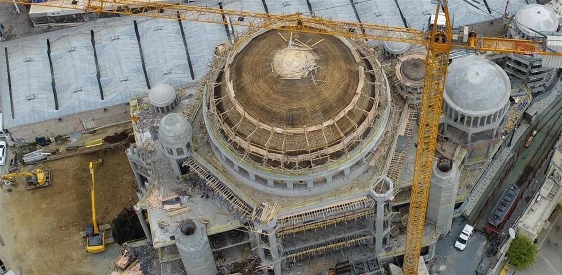 Ramazanda açılması planlanıyor: İşte Taksim Camii inşaatında son durum