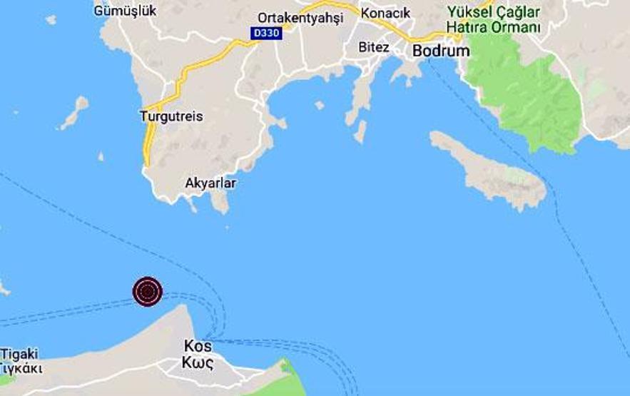 Bodrum sallandı Art arda depremler