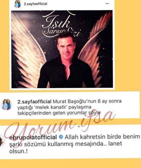Ebru Polat’tan Murat Başoğlu’na: ‘‘Allah kahretsin’’