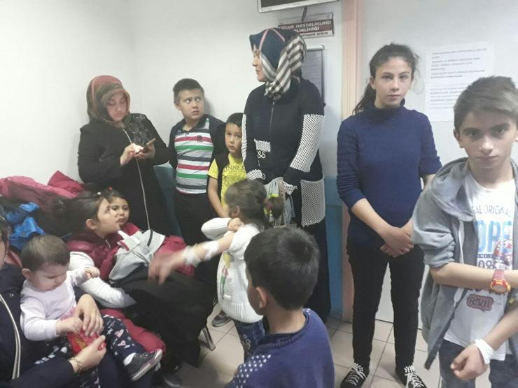 Karamanda 8 öğrenci cıva zehirlenmesi şüphesiyle Ankaraya sevk edildi