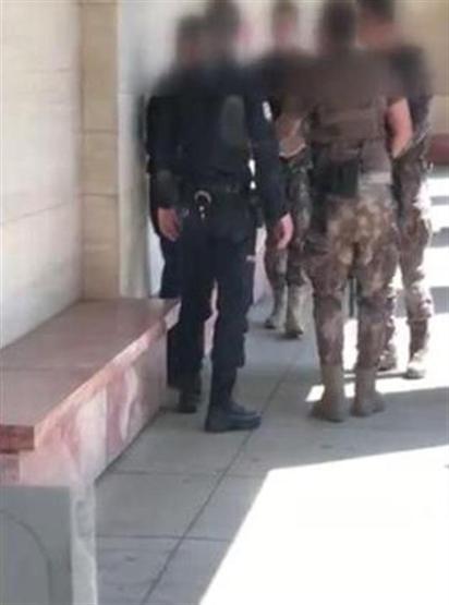 ABD Başkonsolosluğu önünde hareketli dakikalar