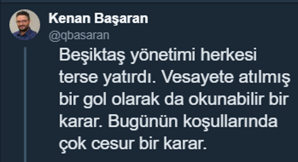 Beşiktaşın tarihi kararı sosyal medyayı salladı