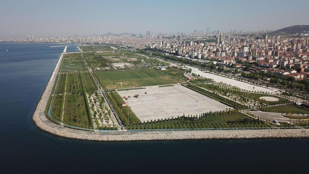 İşte İstanbulda 1 Mayısın kutlanacağı Maltepe Miting alanındaki hazırlıklar