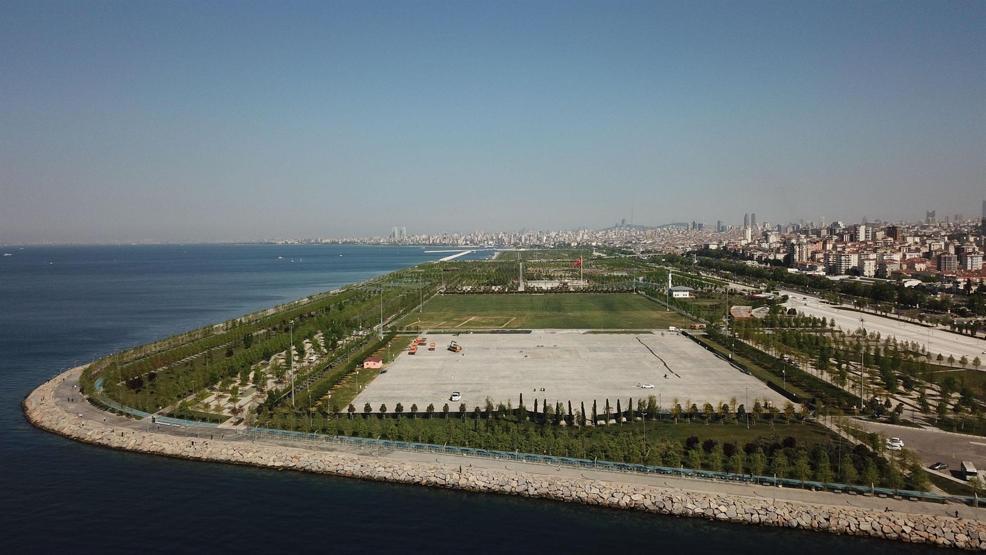 İşte İstanbulda 1 Mayısın kutlanacağı Maltepe Miting alanındaki hazırlıklar