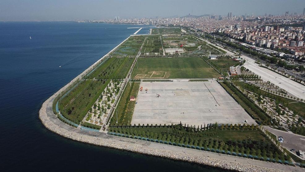 İşte İstanbulda 1 Mayısın kutlanacağı Maltepe Miting alanındaki hazırlıklar