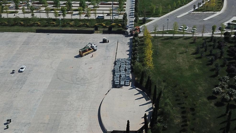 İşte İstanbulda 1 Mayısın kutlanacağı Maltepe Miting alanındaki hazırlıklar