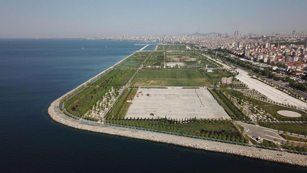 İşte İstanbulda 1 Mayısın kutlanacağı Maltepe Miting alanındaki hazırlıklar