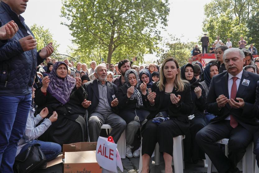 Kahraman itfaiyeci uğurlandı