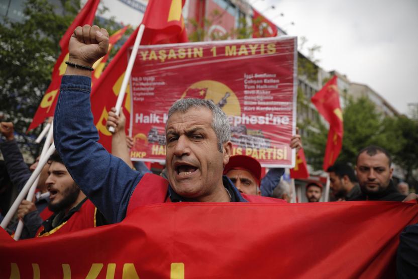 İstanbulda 1 Mayıs gözaltıları: İlk polis müdahalesi Beşiktaşta