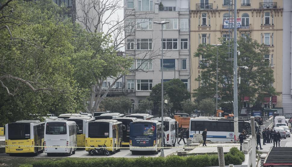Taksimde 1 Mayıs önlemleri