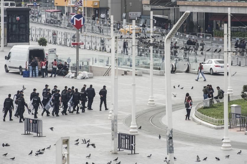 Taksimde 1 Mayıs önlemleri
