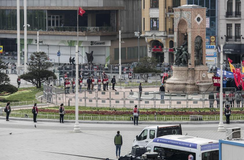 Taksimde 1 Mayıs önlemleri