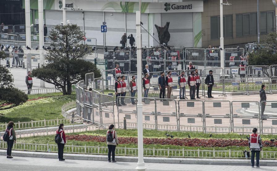 Taksimde 1 Mayıs önlemleri